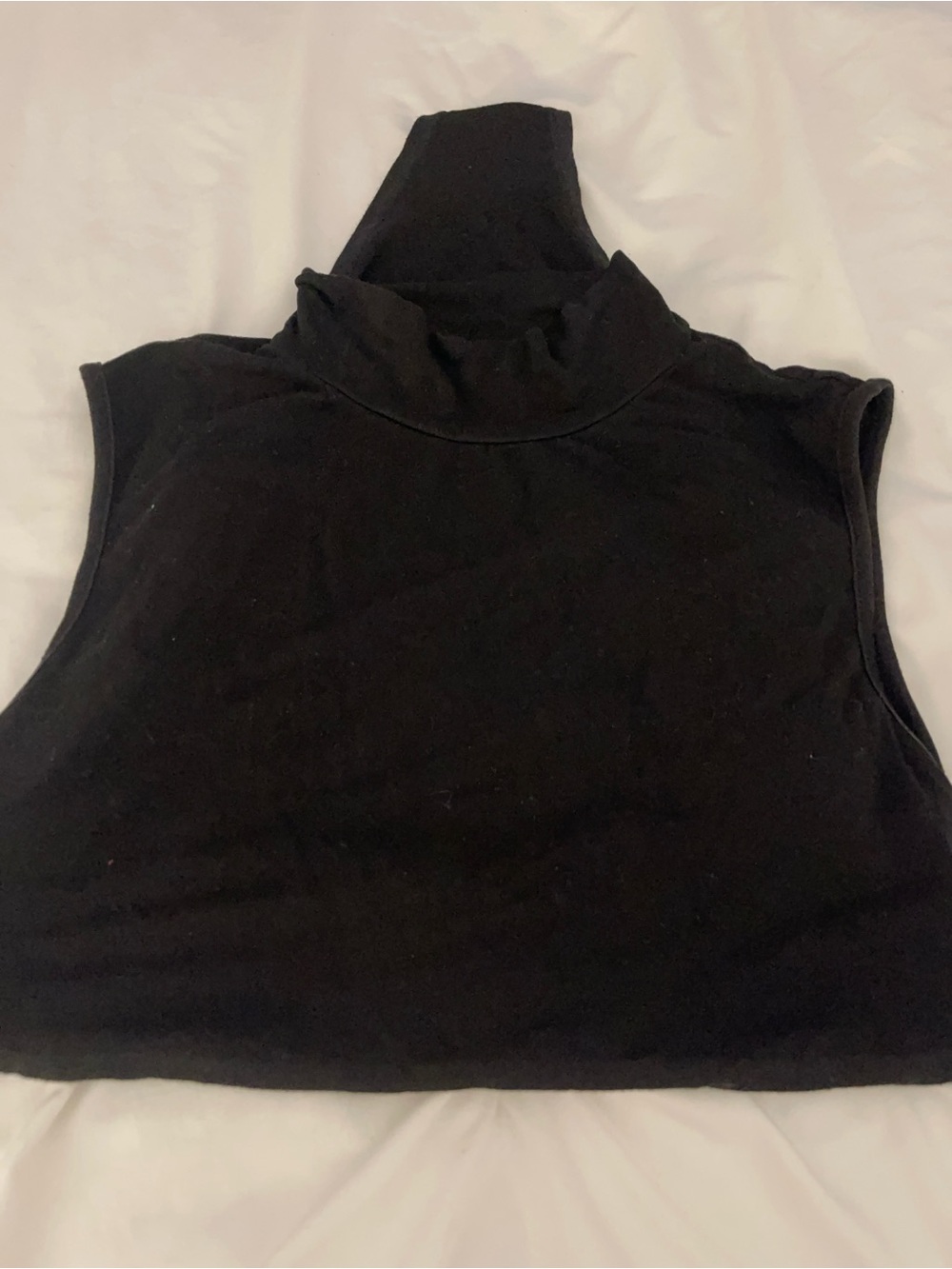 Bodysuit Sleeveless  Mock Turtleneck - Black